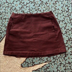 Urban Outfitters Checkered Mini Skirt